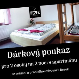 Dárkový poukaz: pobyt pro 2...