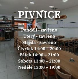 Pivnice - otevřeno